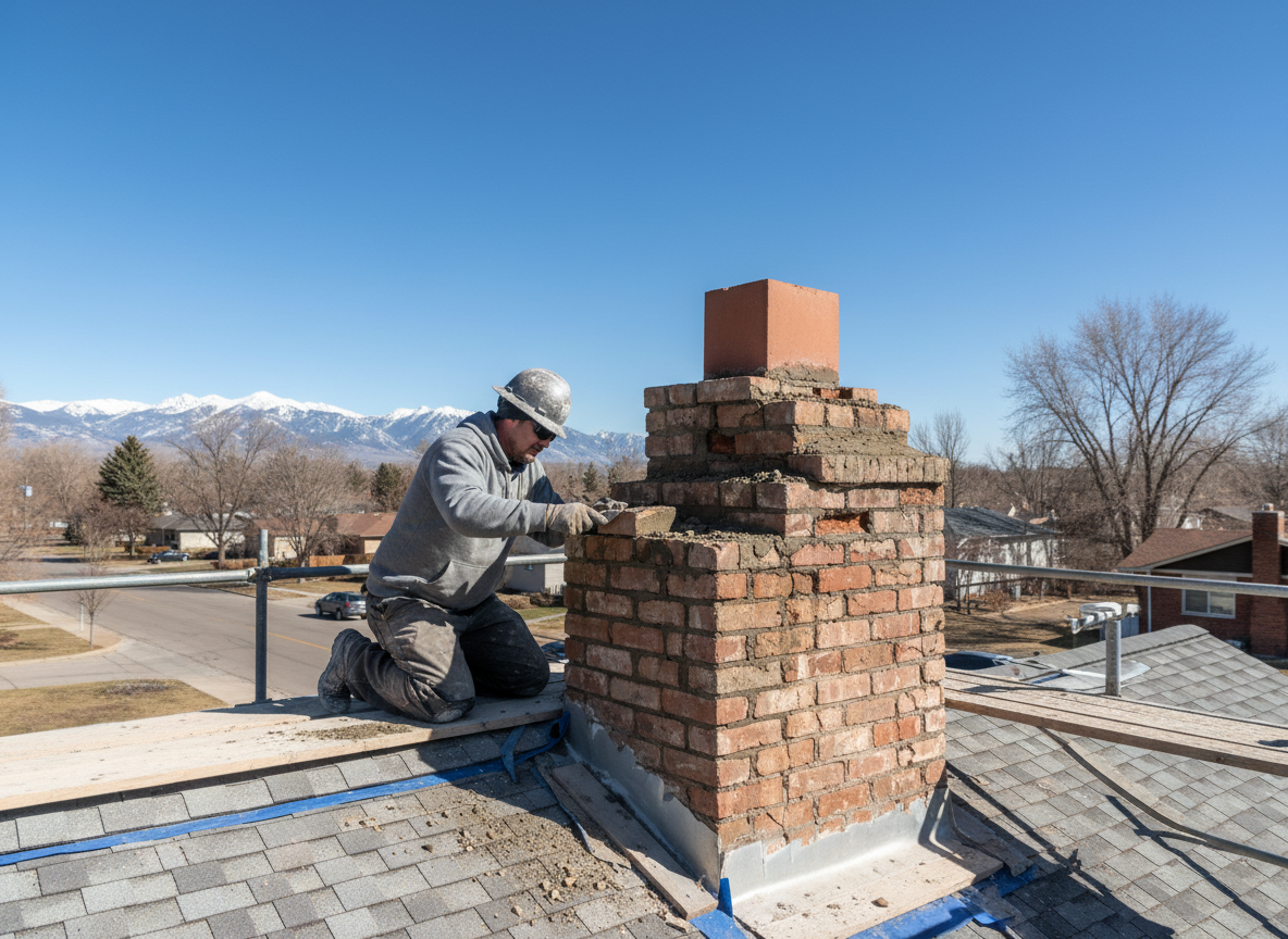 Brick Chimney Repair in Holladay, UT