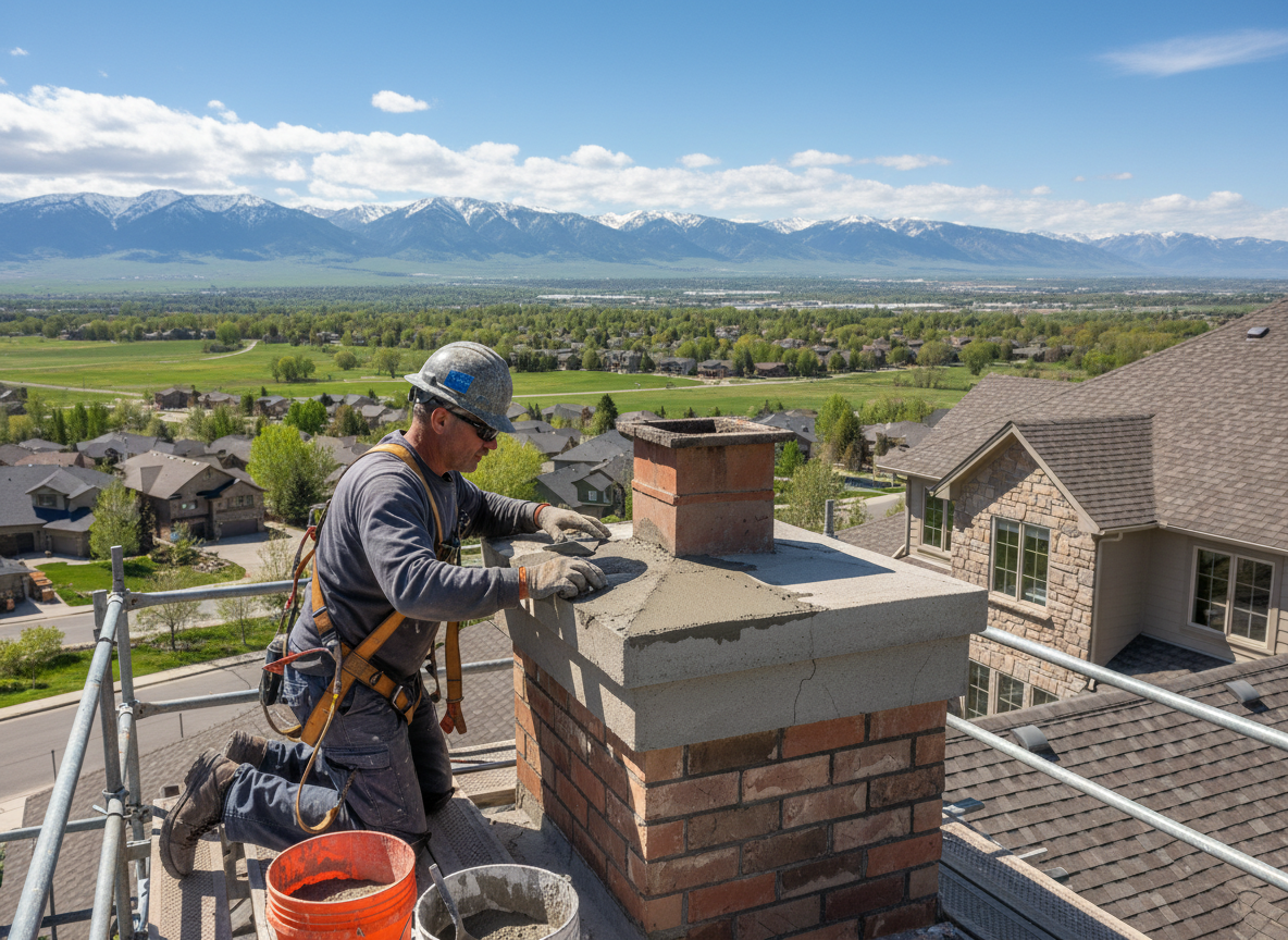 Chimney Crown Repair in Holladay, UT