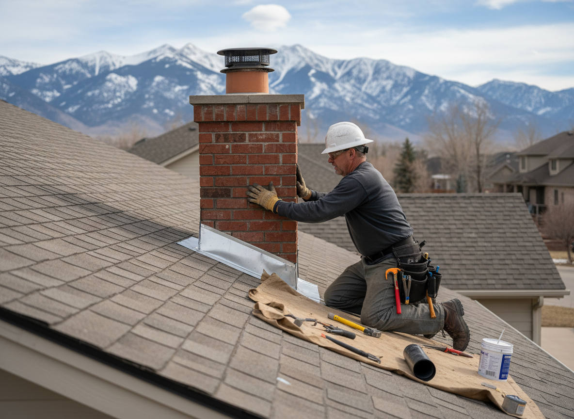 Chimney Flashing Repair in Holladay, UT