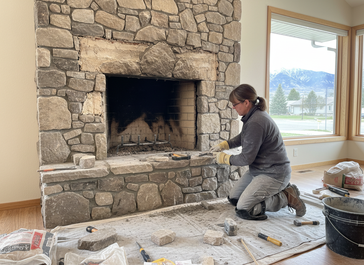 Fireplace Restoration in Holladay, UT